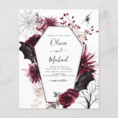 Budget Halloween Autumn Herfst Dark Wedding (Voorkant)