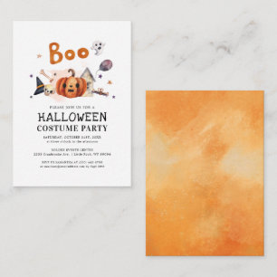 Budget Halloween Costume Fête Invitation