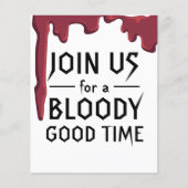 BUDGET Halloween Party - Gepland - Tijd (Voorkant)