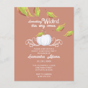 Budget Halloween Uitnodigingen Sweet 16 Verjaardag Flyer