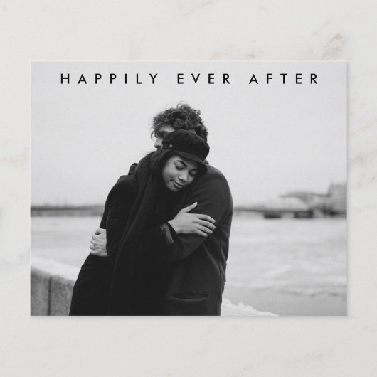 Budget Hand Lettering Foto Weddenschap Hartelijk d (Achterkant)