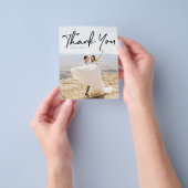 Budget Hand Lettering Foto Weddenschap Hartelijk d Flyer (Hand)