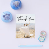 Budget Hand Lettering Foto Weddenschap Hartelijk d Flyer (Enkel)