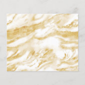 BUDGET Handgeschreven Save the Date Gold Marble (Achterkant)