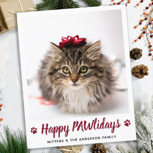 Budget Happy PAWlidays Kat Pet Foto Kerstmis