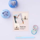 BUDGET HARTELIJK DANK Je Foto Collage Modern Flyer (Enkel)