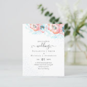 BUDGET Hellebore Turquoise Perzik Bloemige Trouwda (Staand voorkant)