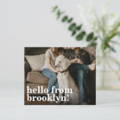 Budget Hello Nouvelle adresse résidentielle Carte  (Debout devant)