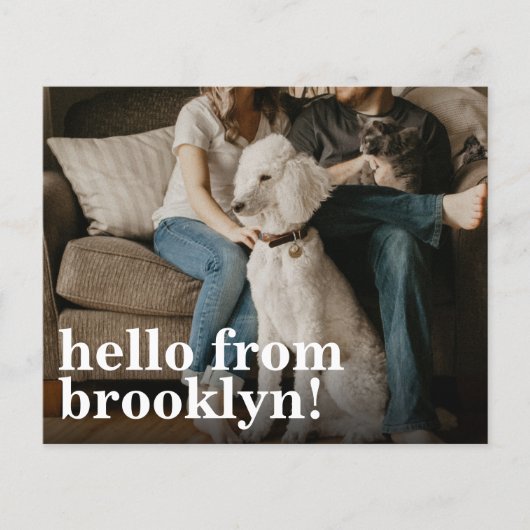 Budget Hello Nouvelle adresse résidentielle Carte  (Devant)