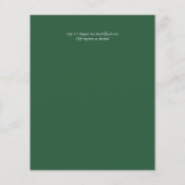 BUDGET Herfst Bladeren Trouw Uitnodigingen (Achterkant)