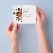 Budget Herfst Brunch en Bubely Invitation Flyer (Hand)
