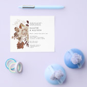 Budget Herfst Couples Shower Invitation Flyer (Enkel)