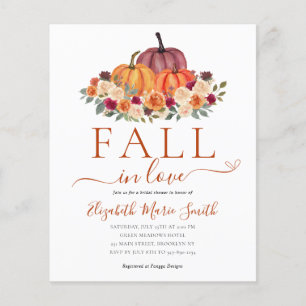 Budget Herfst in Love Floral Pumpkin Vrijgezellenf