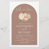 Budget Herfst in Love Wedding Terracotta (Voorkant)