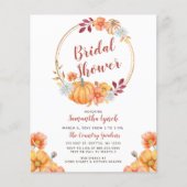 Budget Herfst Pumpkin Bridal Shower (Voorkant)