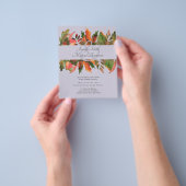 BUDGET Herfstbladeren Bruiloft Flyer (Hand)