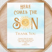 Budget Hier Komt De Zoon Baby Shower Bedankt