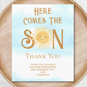 Budget Hier Komt De Zoon Baby Shower Bedankt