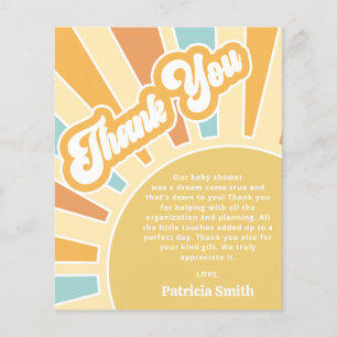 Budget Hier komt de zoon baby shower Dank U