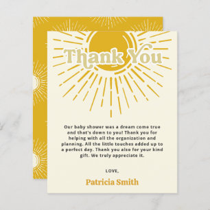 Budget Hier komt de zoon baby shower Dank U