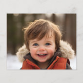 Budget Highland Cow Holly Jolly Carte photo de vac (Dos)