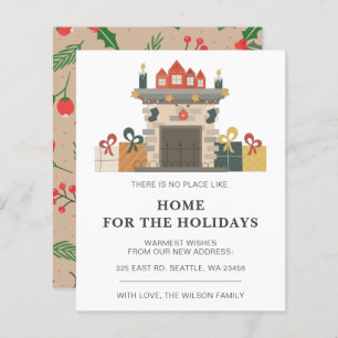 Budget Holiday Fire Place Weve Moved Carte de vaca