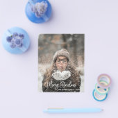 Budget Holiday-fotokaart | Moderne kerst Flyer (Enkel)
