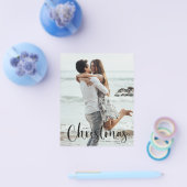 Budget Holiday-fotokaart | Moderne kerst Flyer (Enkel)