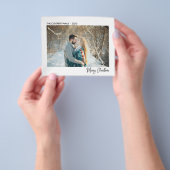 Budget Holiday-fotokaart | Moderne kerst Flyer (Hand)