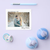 Budget Holiday-fotokaart | Moderne kerst Flyer (Enkel)