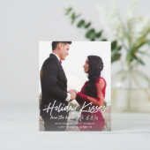 Budget Holiday Kiss Future Mr. & Mrs Photo Engaged (Staand voorkant)