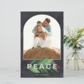 Budget Holly Arch Peace Marine Photo Carte de vaca (Debout devant)