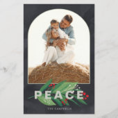 Budget Holly Arch Peace Marine Photo Carte de vaca (Devant)