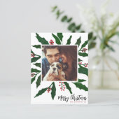 Budget Holly & Merry Kerstfeestdag Foto (Staand voorkant)