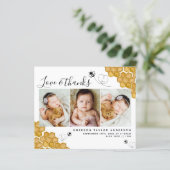 Budget Honey Bee Foto Baby Hartelijk dank (Staand voorkant)