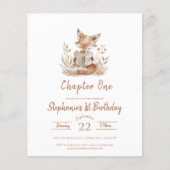 Budget Hoofdstuk Een Fox Leesboek 1e Verjaardag (Voorkant)