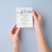 Budget Horizontal Photo Wedding Flyer (Hand)
