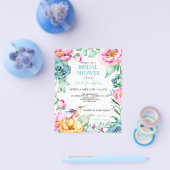 Budget Hummingbird Boho Vrijgezellenfeest Flyer (Enkel)