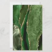 Budget Hunter Green Agate Corners Dark Wedding (Achterkant)