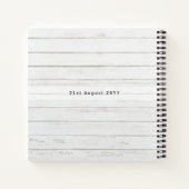 Budget Huwelijksplannen Aangepaste Planning Notitieboek (Achterkant)