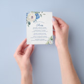 BUDGET Hydrangea Roos Floral Moederdag Brunch Flyer (Hand)