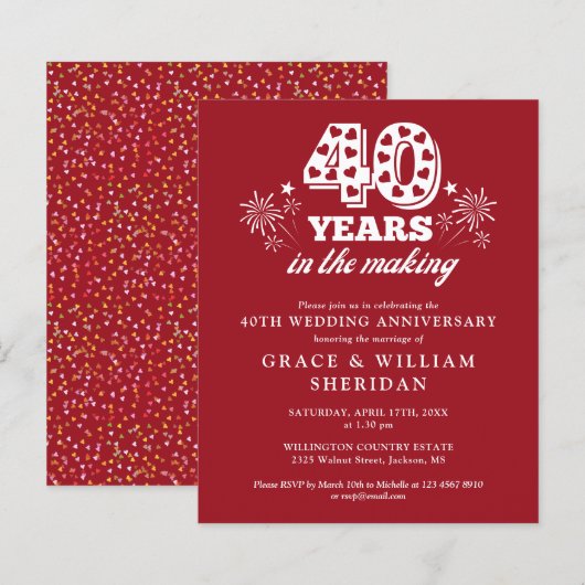 Budget in de maak 40e Jubileum (Voorkant / Achterkant)