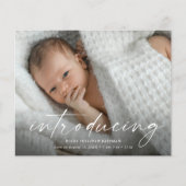 Budget Introduction Carte de remerciements photo b (Devant)