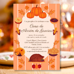 Budget Invitación Fiesta Cena de Acción de Gracias Kaart