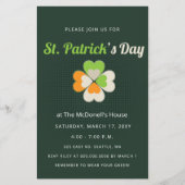 Budget Irish Flag St Patricks Day Invitation (Voorkant)