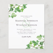 Budget Ivy Greenery Wedding (Voorkant)