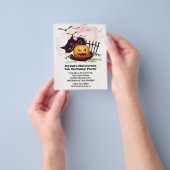 Budget Jack o' Lantern Halloween Verjaardag Flyer (Hand)