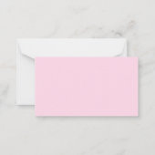 Budget J'ai déplacé Hydrangea carte Faire-part (Dos)