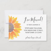 Budget J'ai déplacé la carte Faire-part de tournes (Devant)