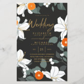 BUDGET Jardin moderne Feuilles Mariage Inviter A9 (Devant)